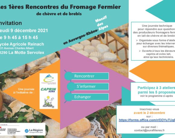 9 décembre 2021 : Rencontres du Fromage Fermier en Savoie