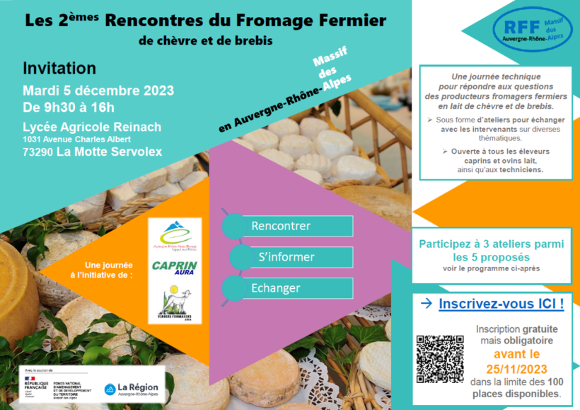 5 décembre 2023 : Rencontres du Fromage Fermier en Savoie