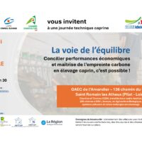 14 novembre 2025 : Journée technique caprine “La voie de l’équilibre”